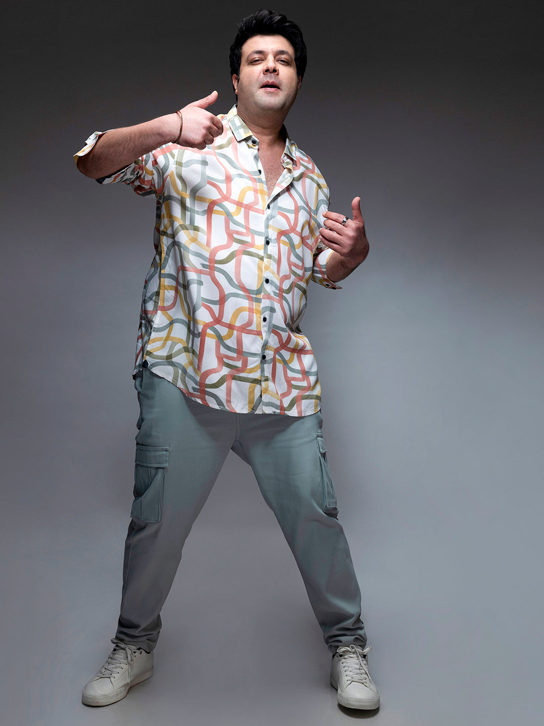 Multicolour Flowing Vines Shirt