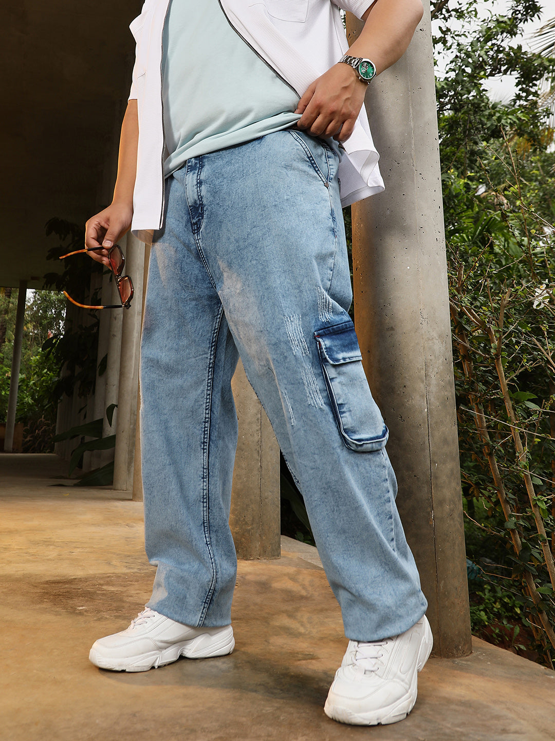 Cargo Denim Jeans