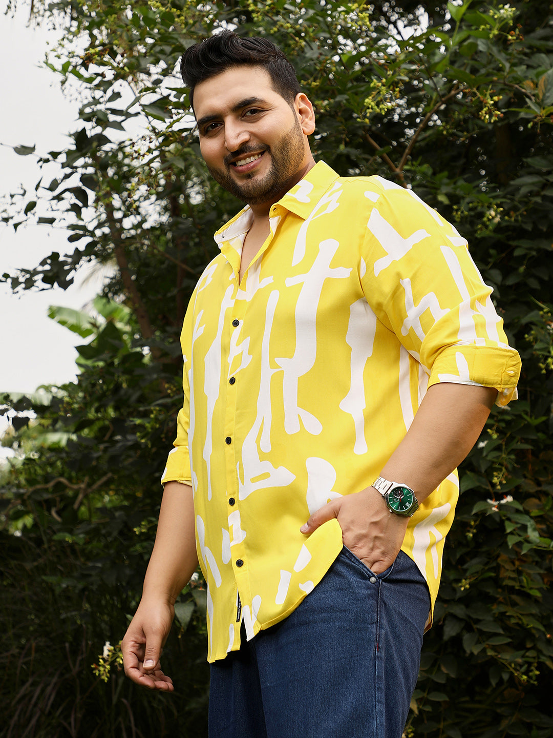 Abstract Print Shirt
