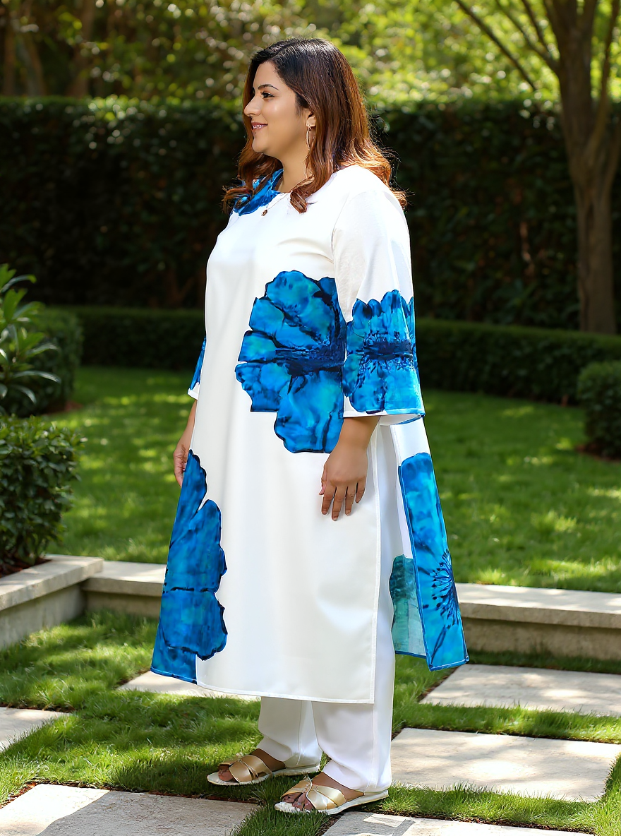 Primrose Flora Kurta With Trousers
