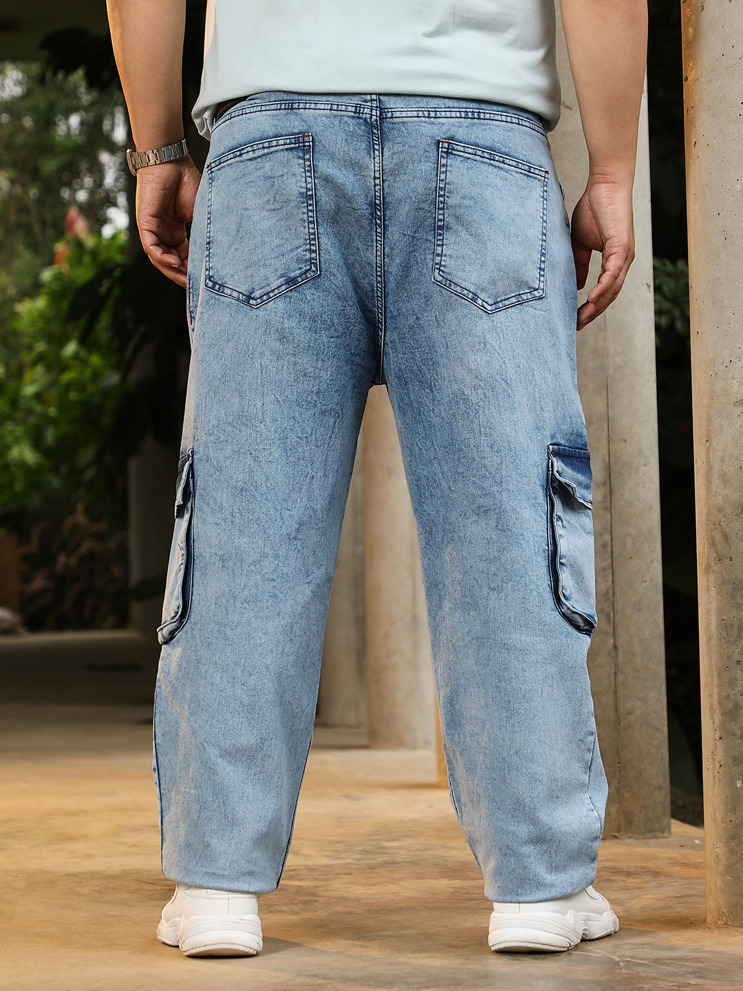 Cargo Denim Jeans