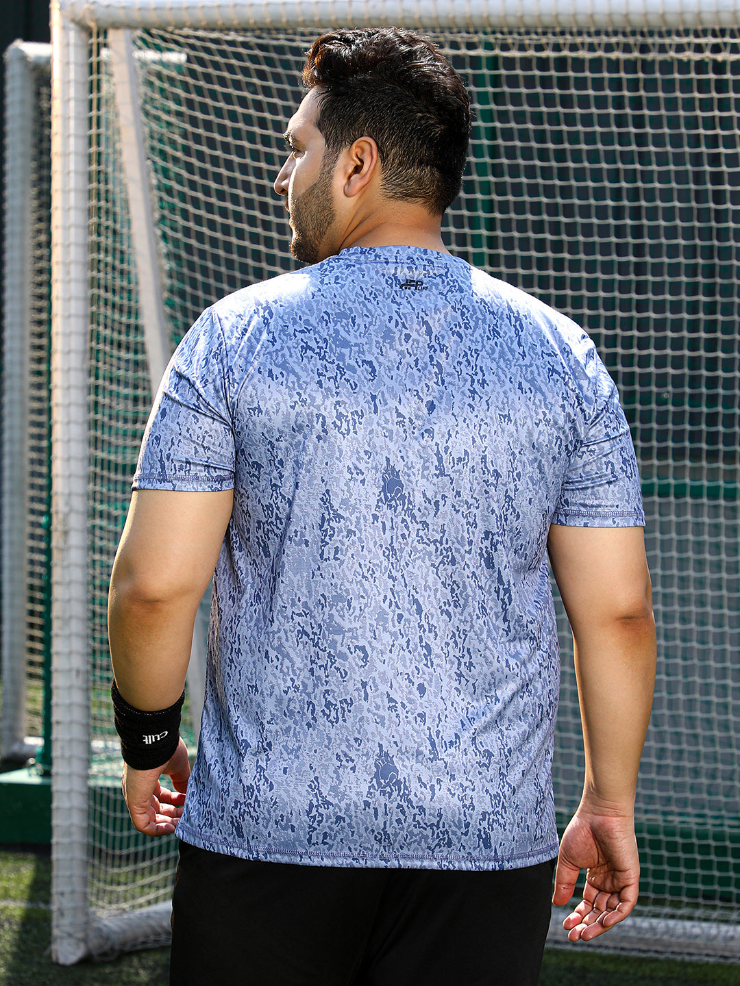 Abstract Print Activewear T-Shirt