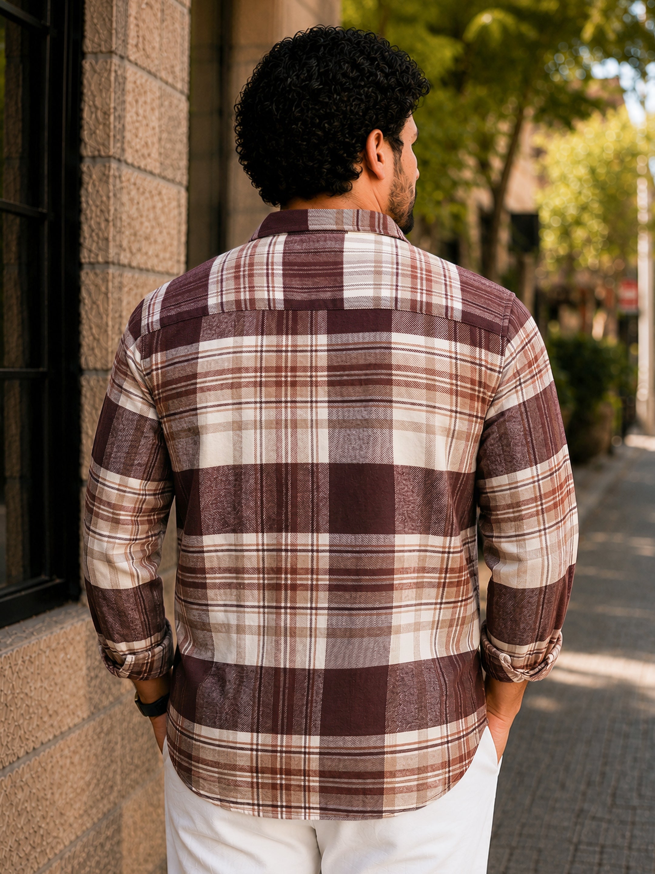 Plaid Check Flannel Shirt