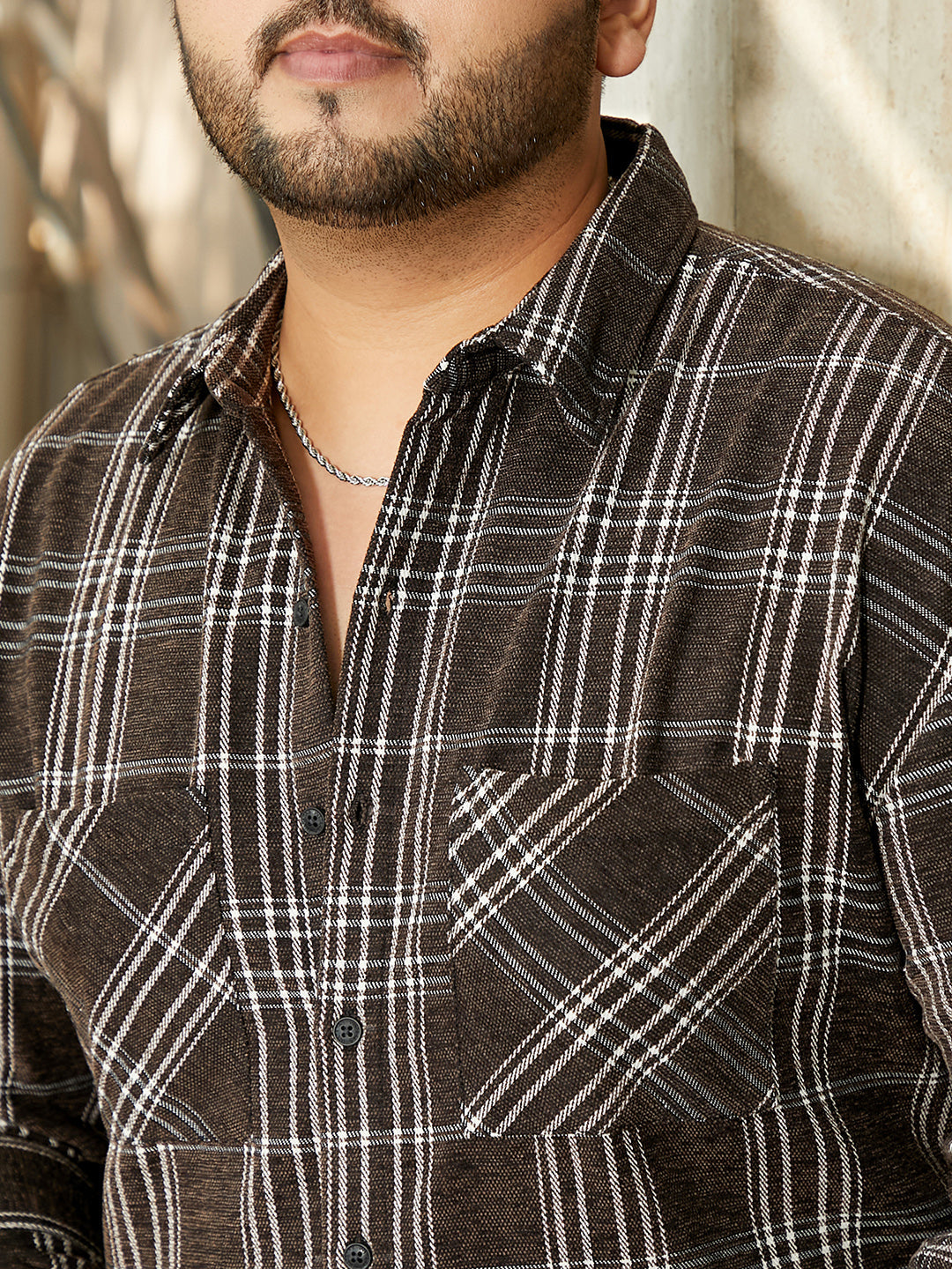 Multi-Check Utility Shacket