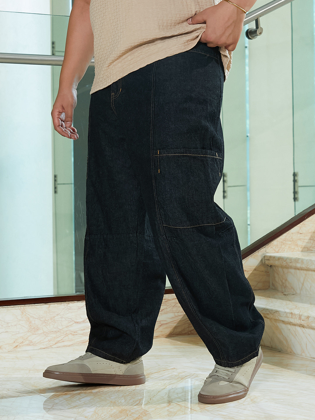 Baggy Cargo Denim Jeans