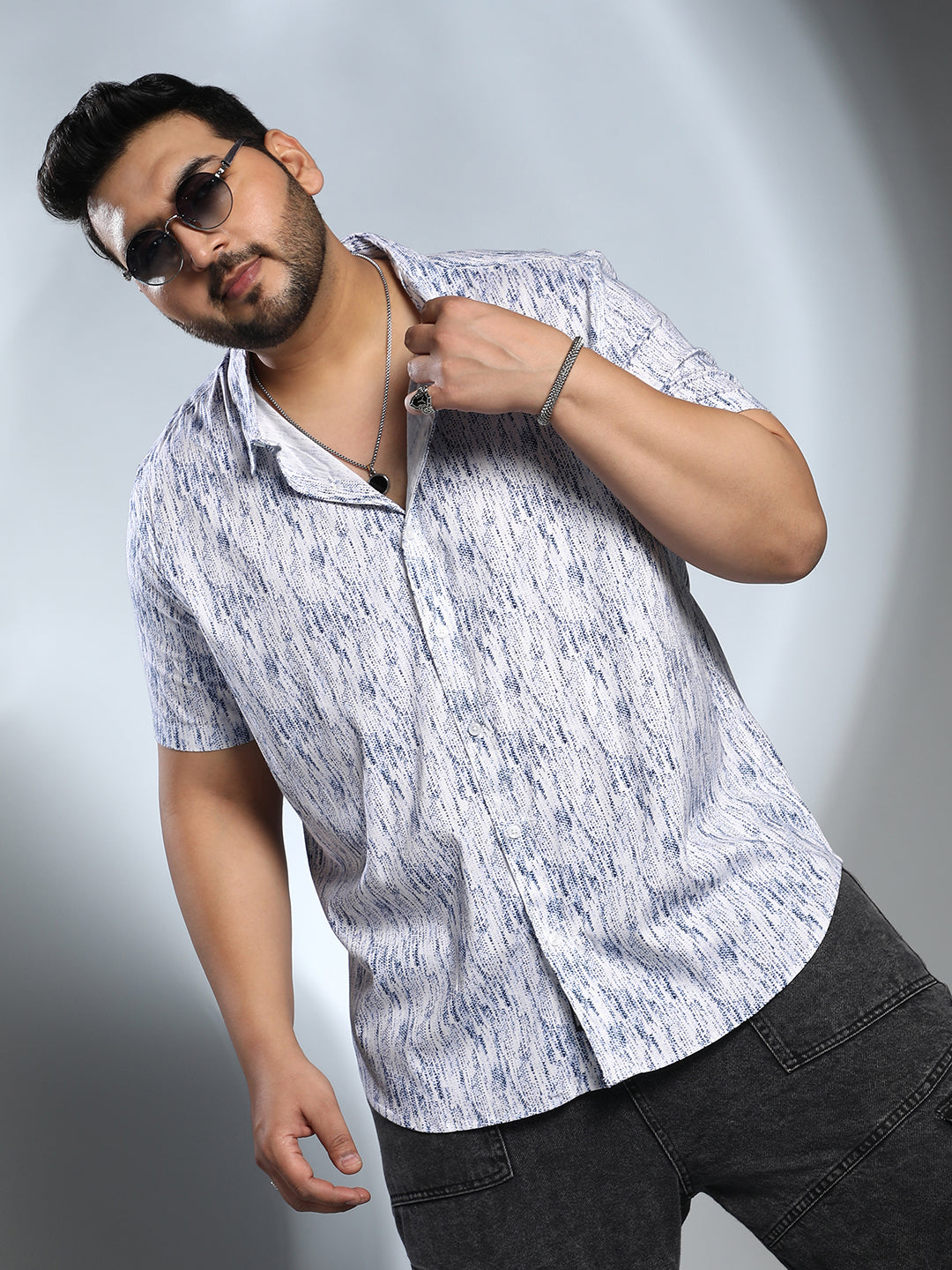 Misty-Textured Shirt