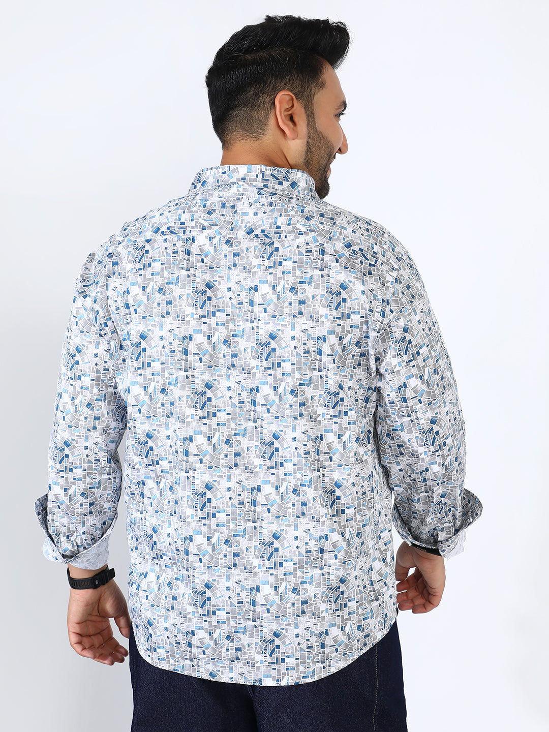 Abstract Cotton Shirt