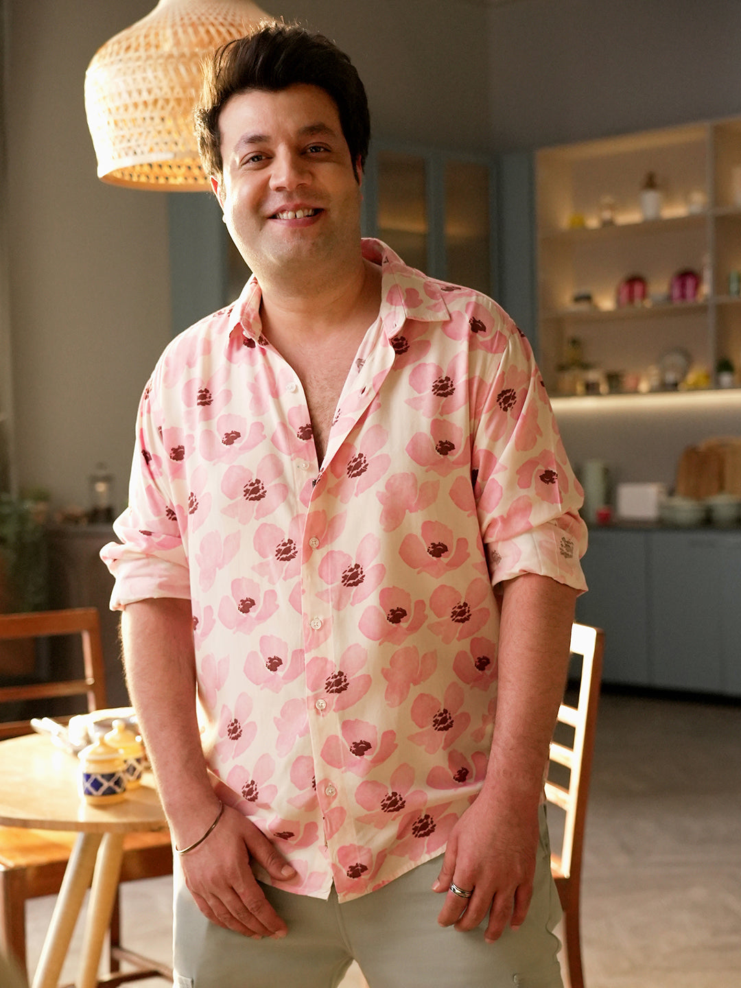 Light Pink Flower Petals Shirt