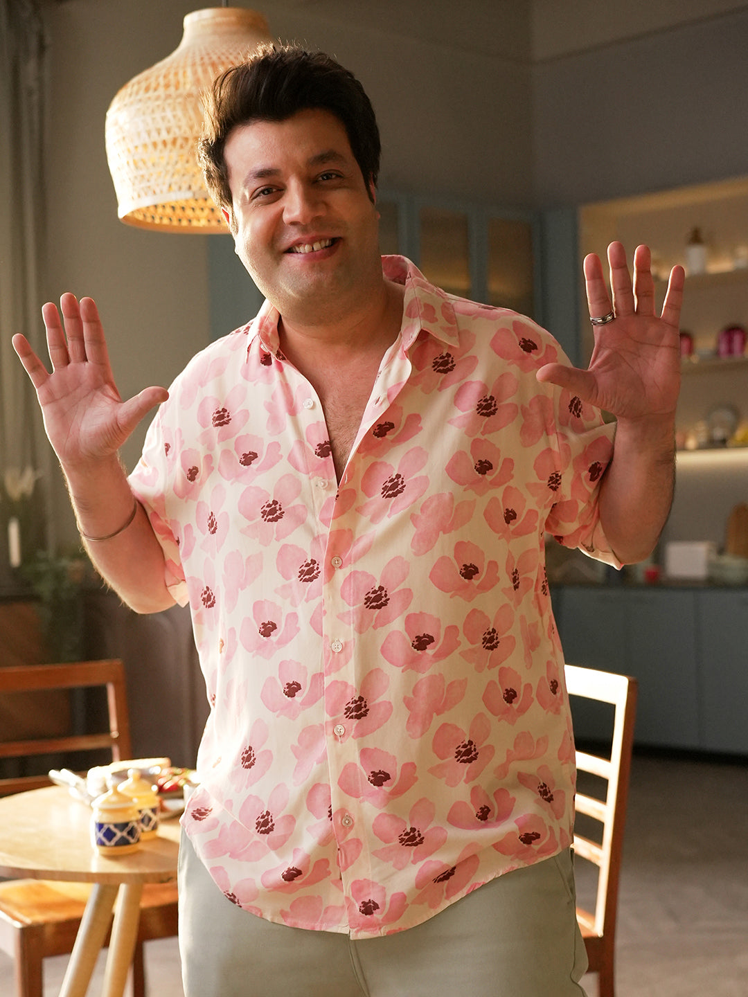 Light Pink Flower Petals Shirt