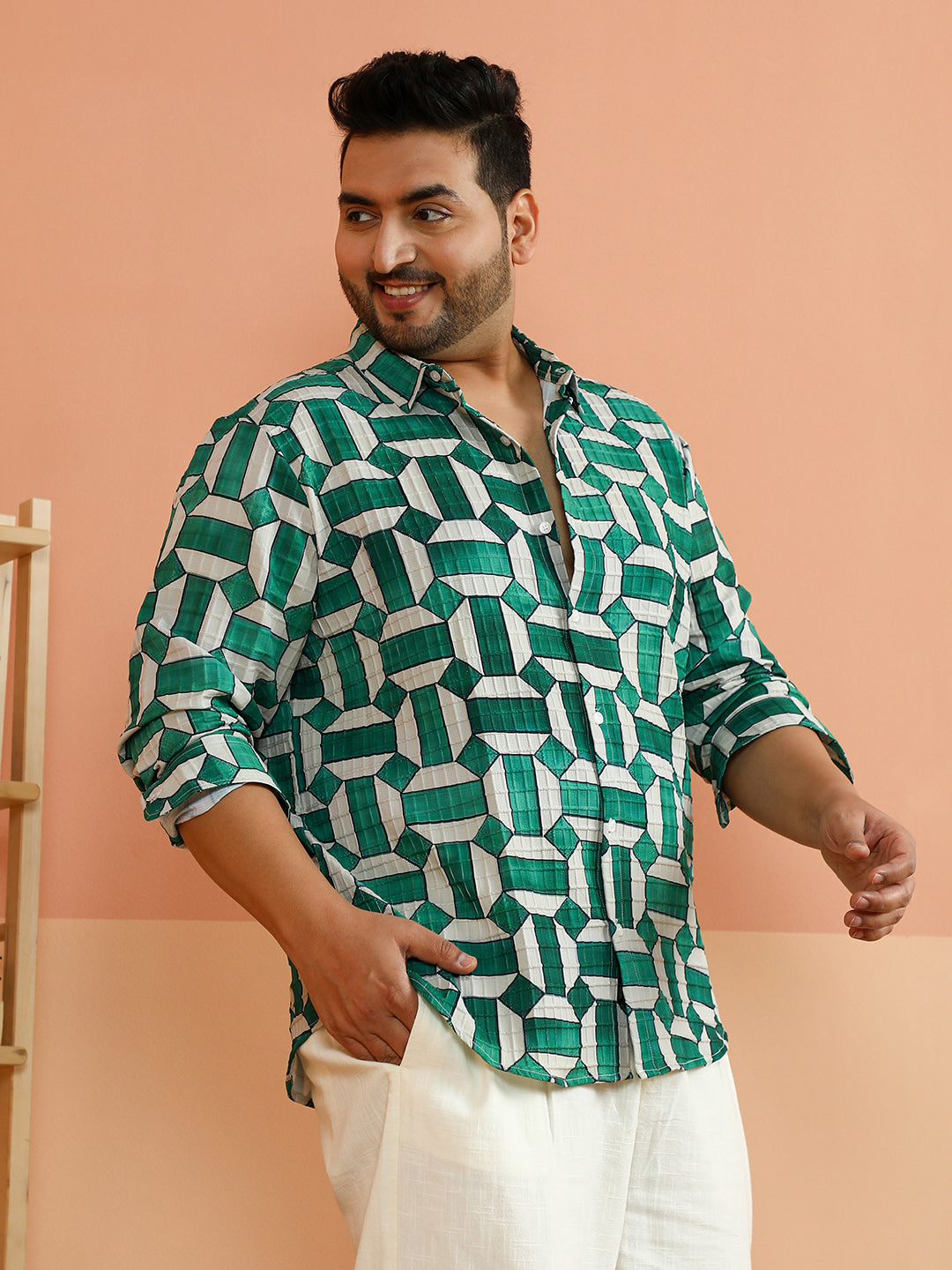 Contrast Block Shirt