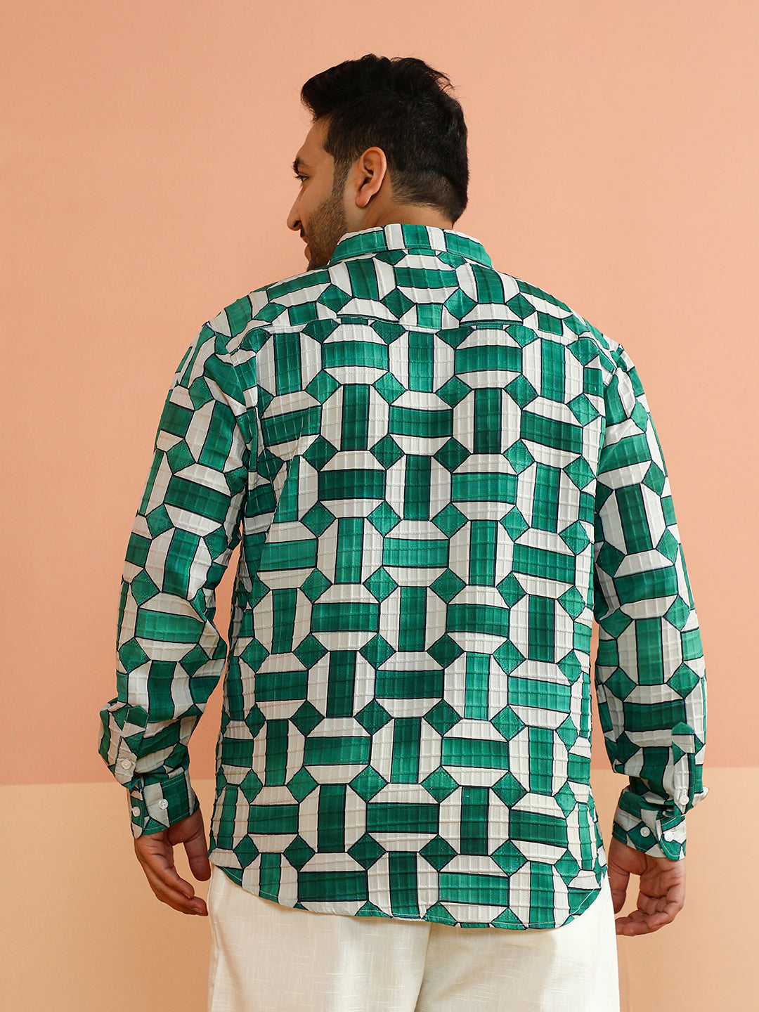 Contrast Block Shirt