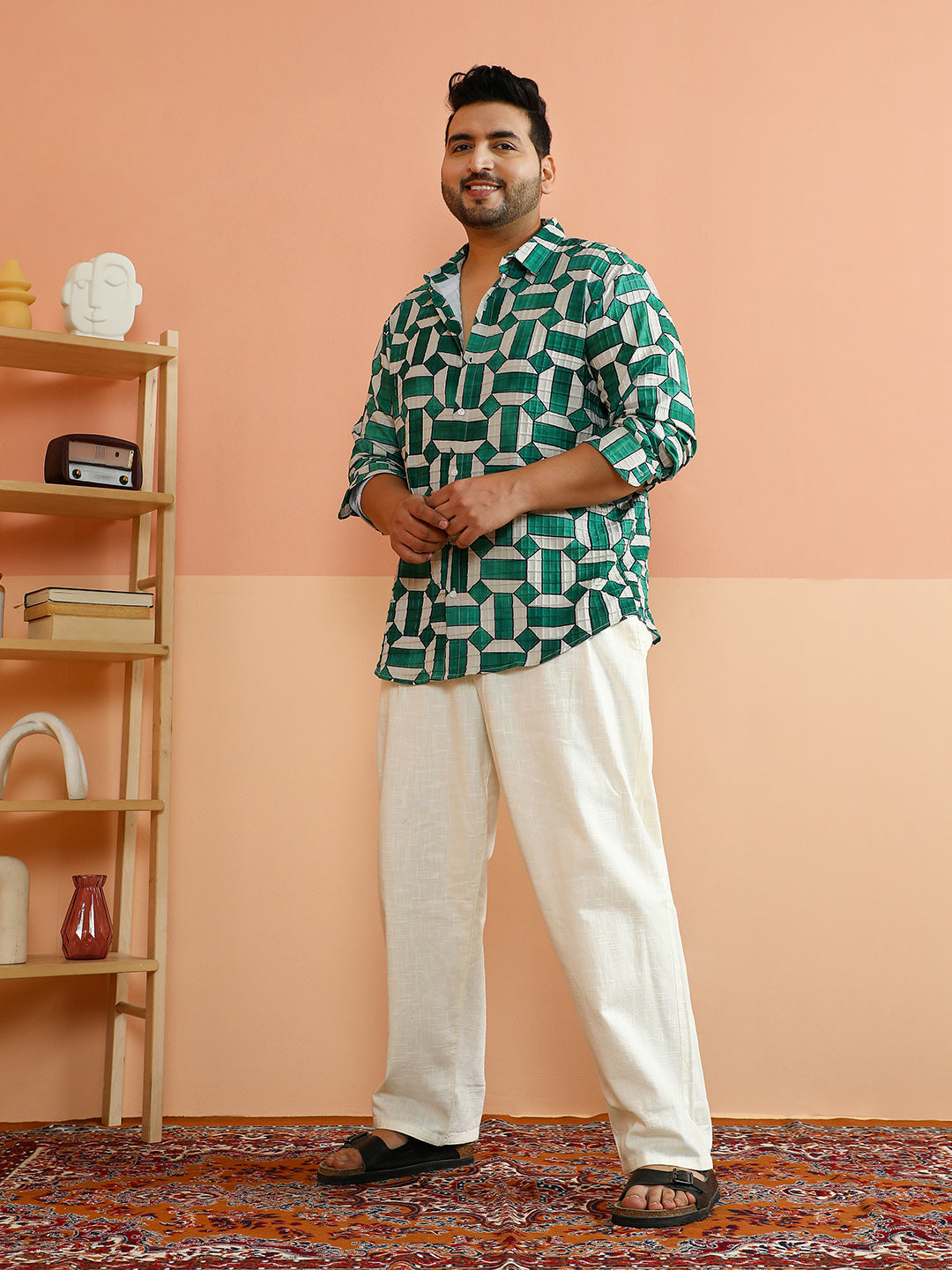 Contrast Block Shirt