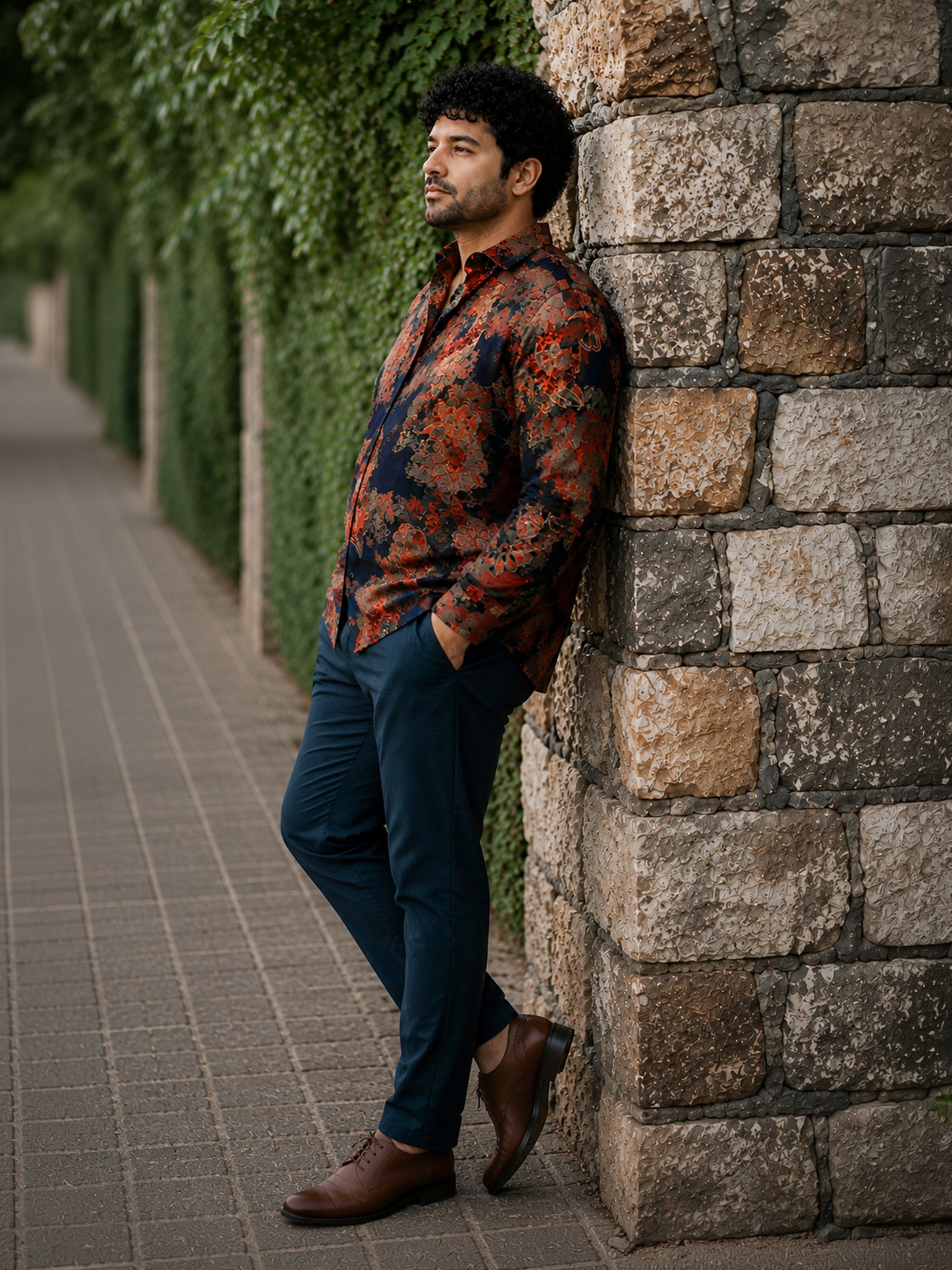 All Over Floral Printed Shirt