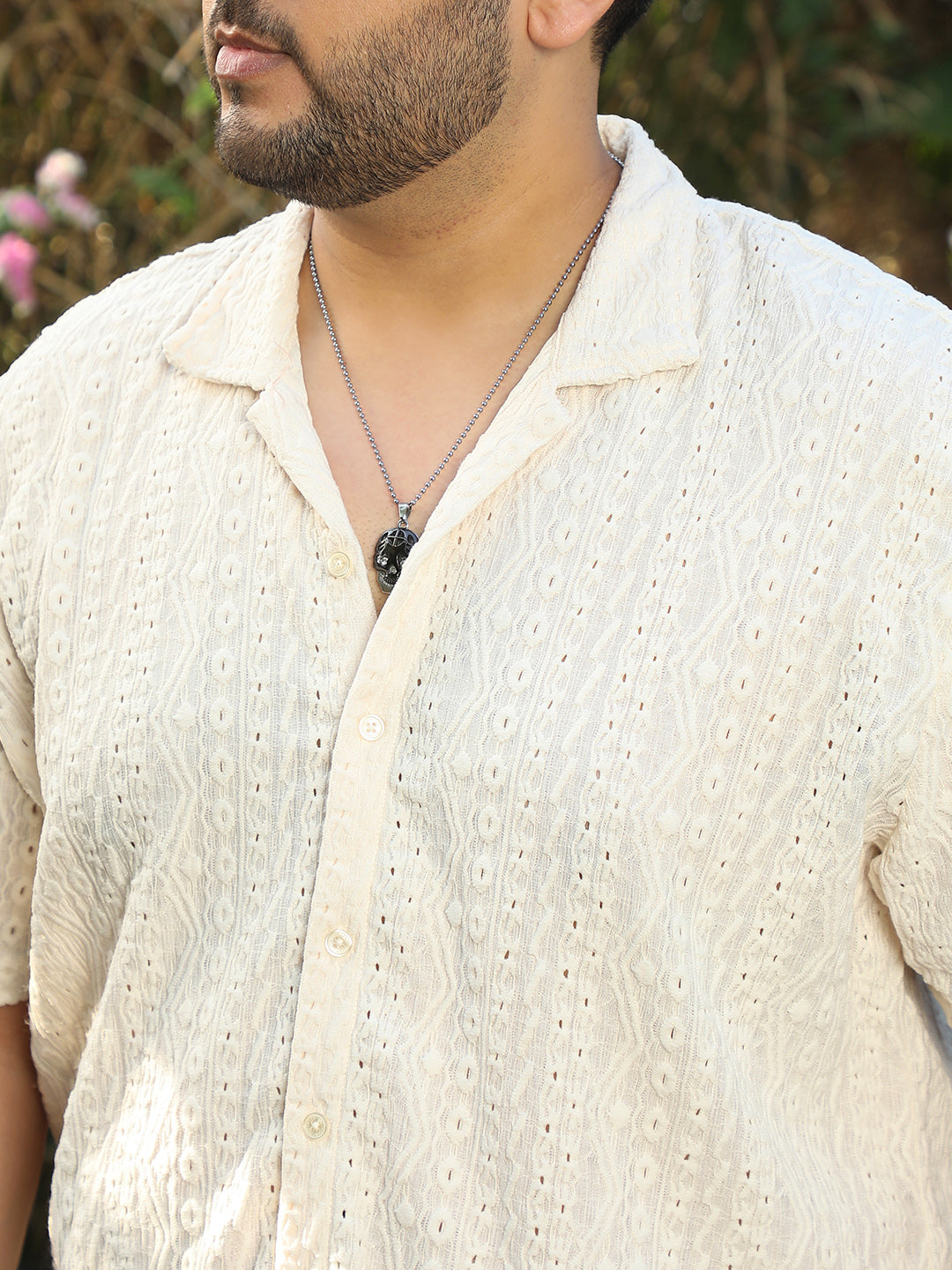 Off White Self Design Shirt