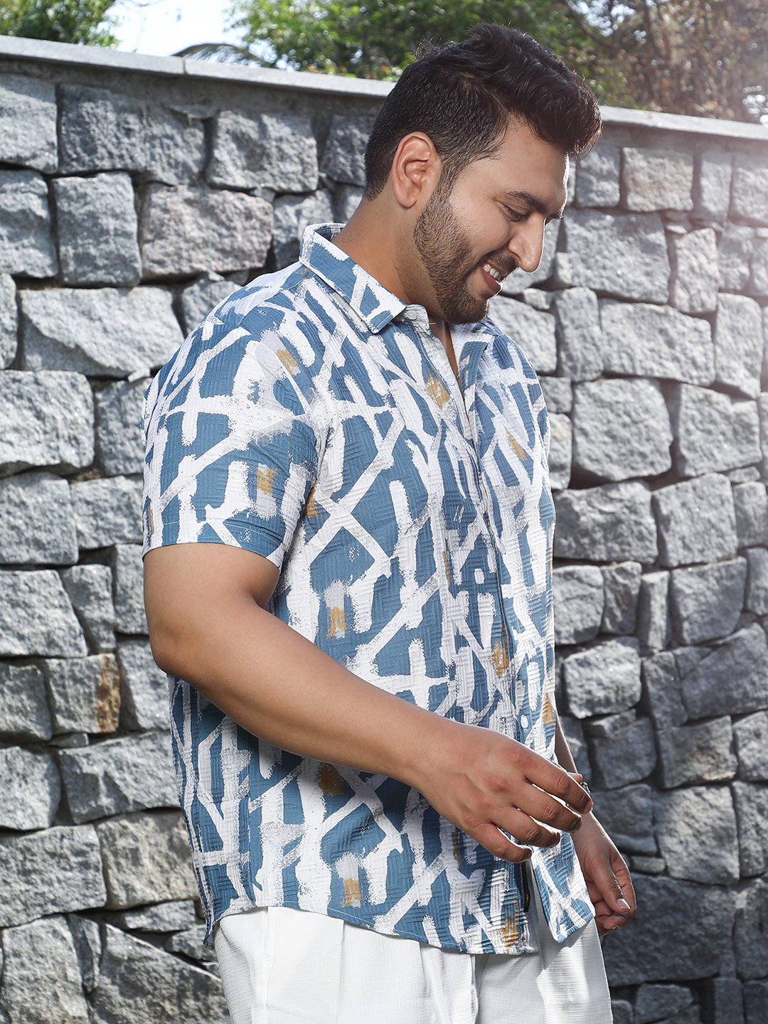 Graffiti Textured Shirt