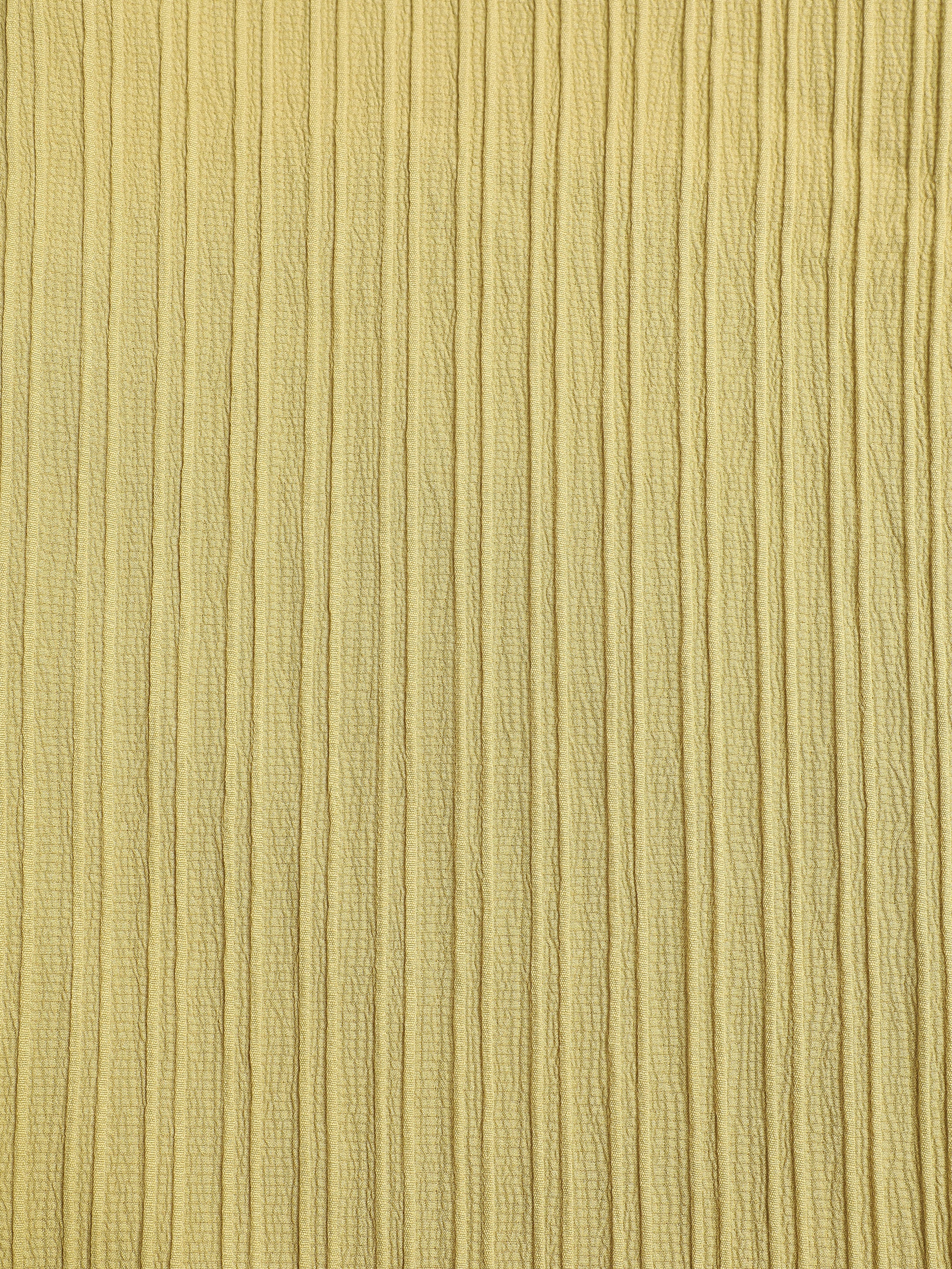 Instafab Plus Men's Yellow Striped Textured Regular Fit Shirt - view 8