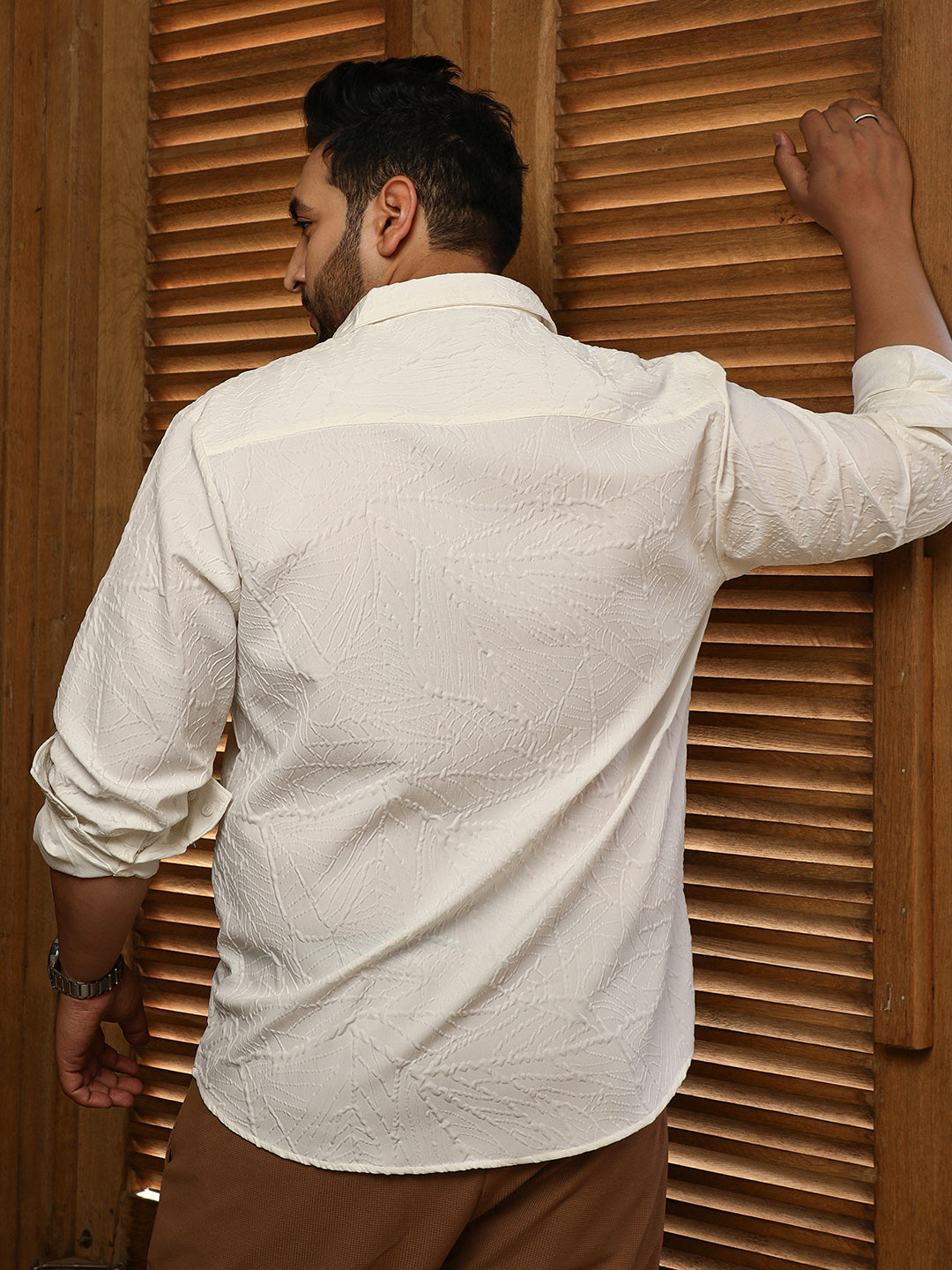 Foliage-Tactile Relaxed Shirt