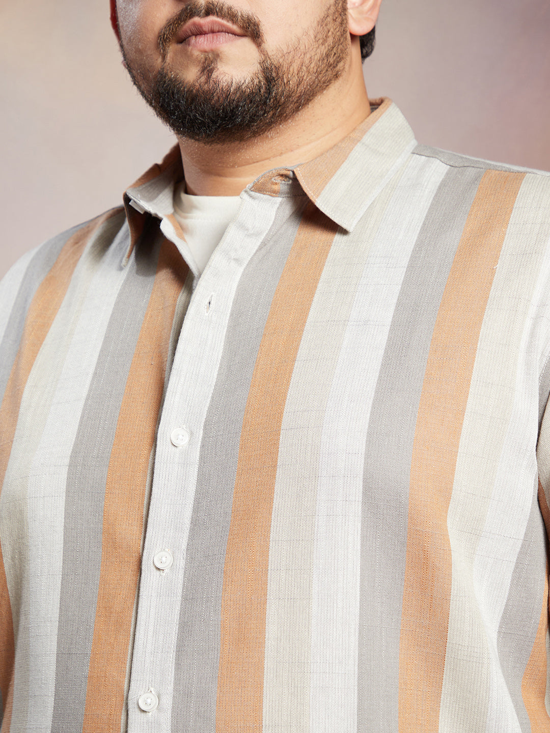 Block-Striped Shirt