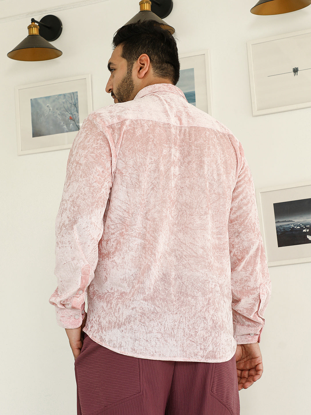 Solid Velvet Shirt