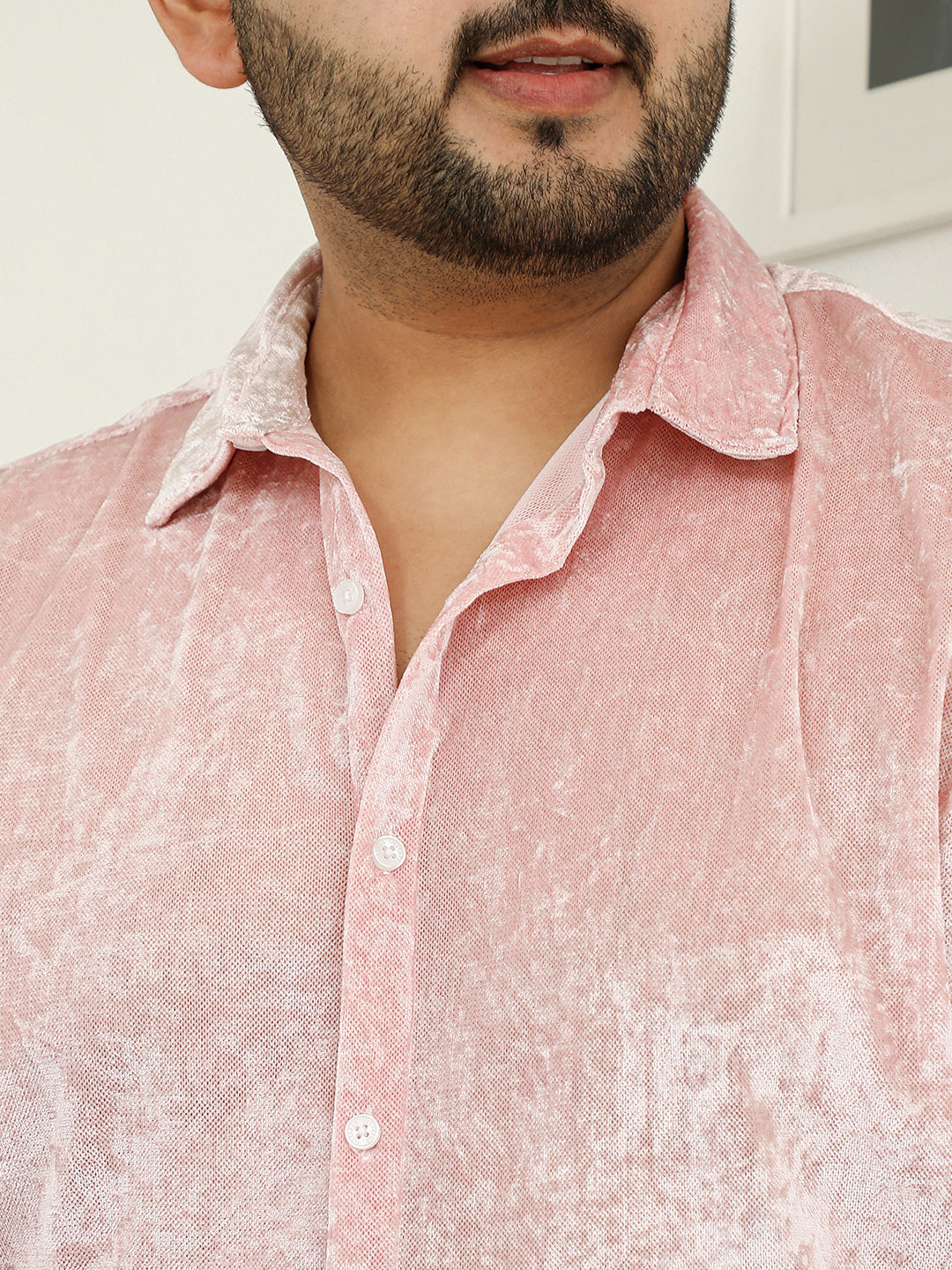 Solid Velvet Shirt