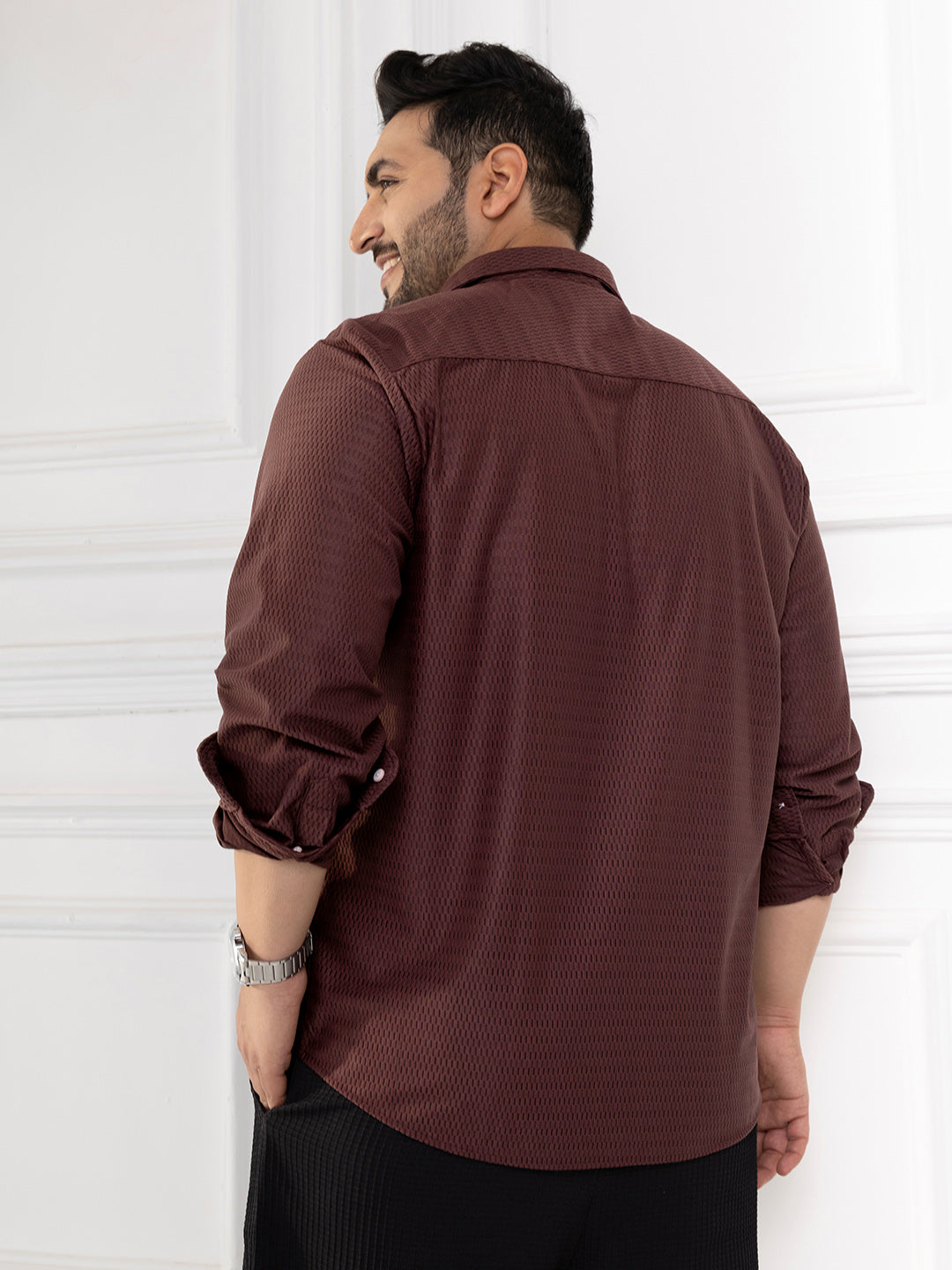 Solid Honeycomb Shirt