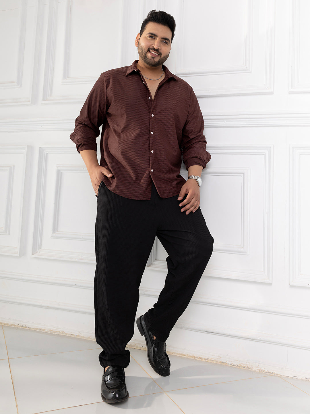 Solid Honeycomb Shirt