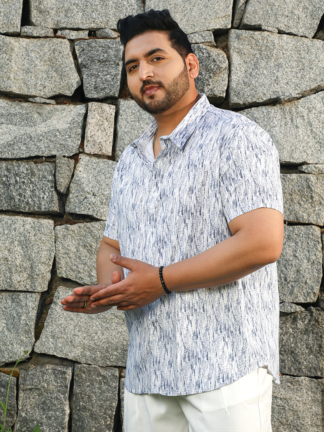 Contrast Grazed Shirt