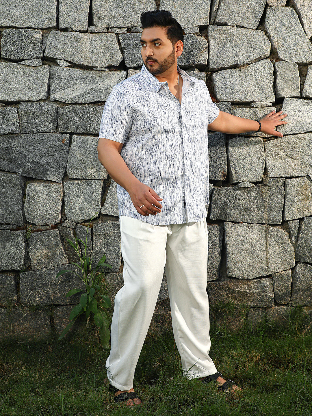 Contrast Grazed Shirt