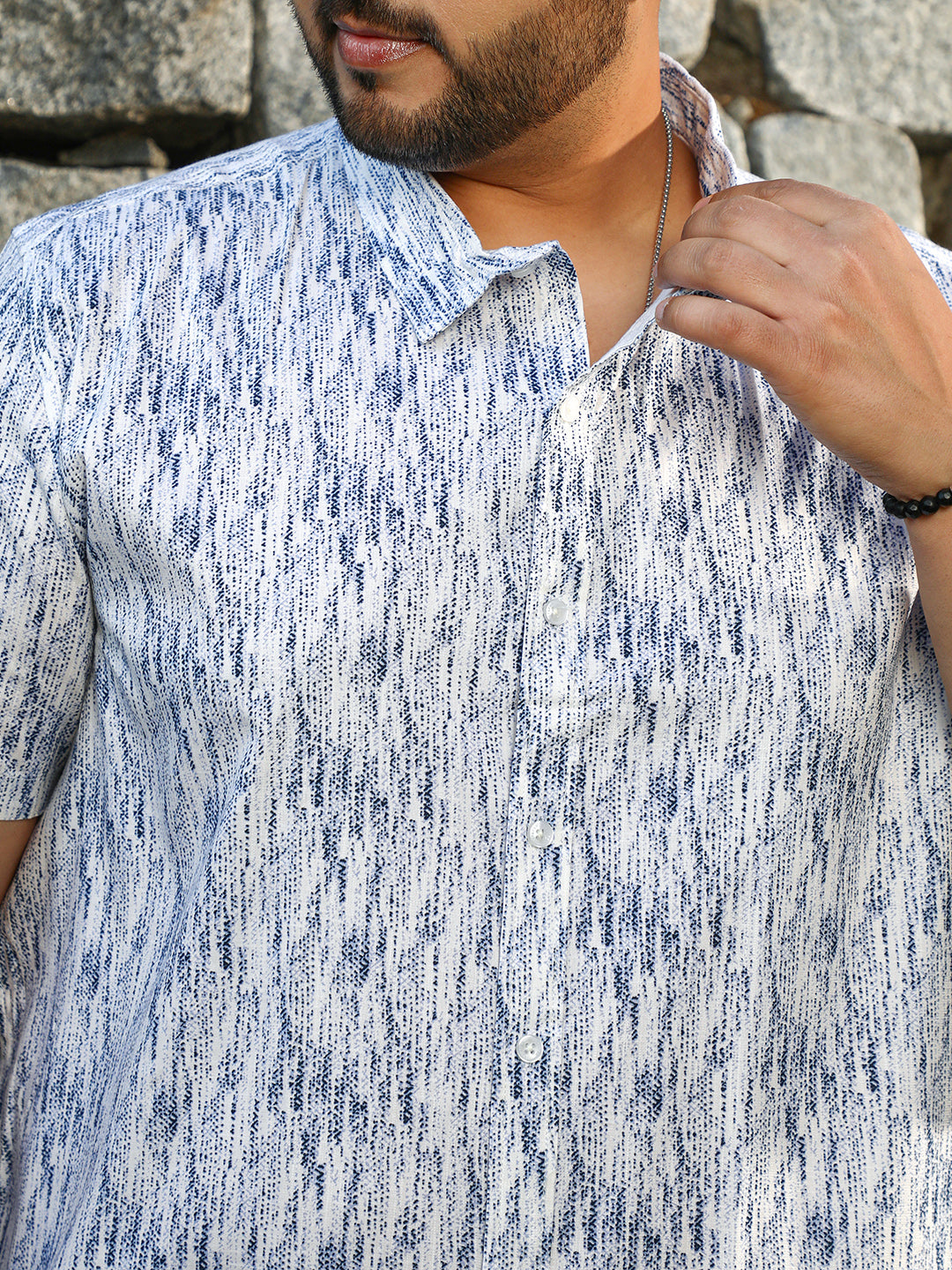 Contrast Grazed Shirt