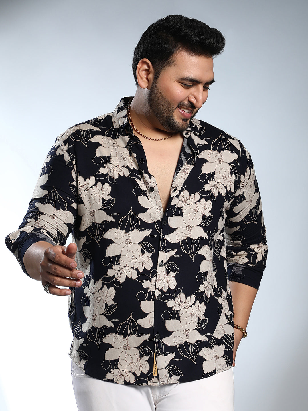 Botanical Imprint Shirt