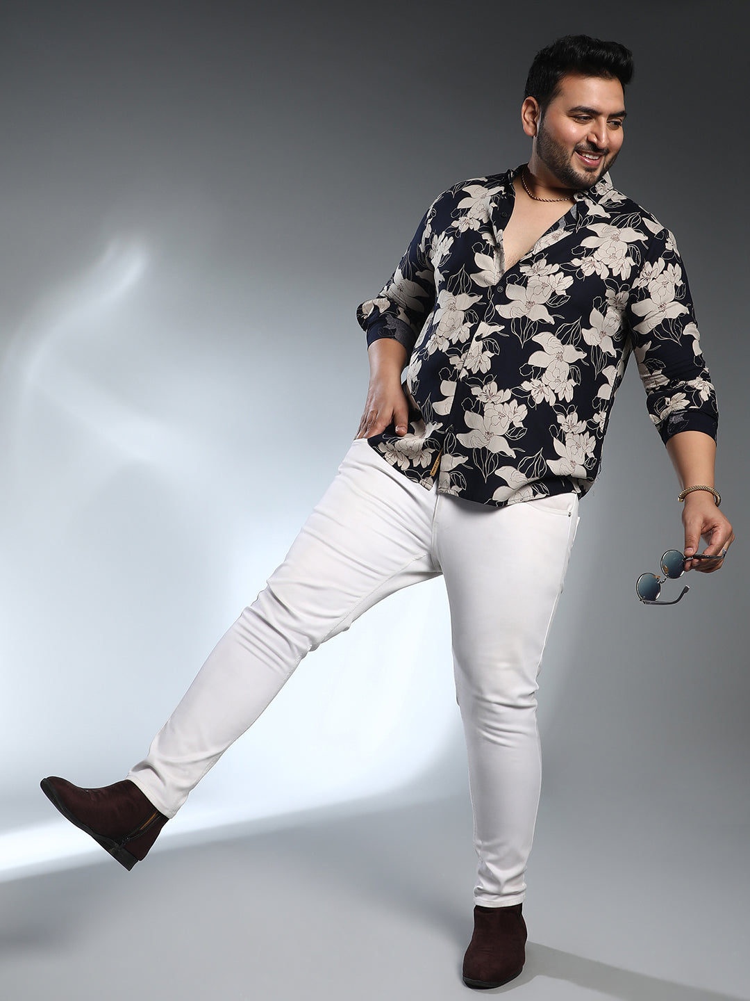 Botanical Imprint Shirt