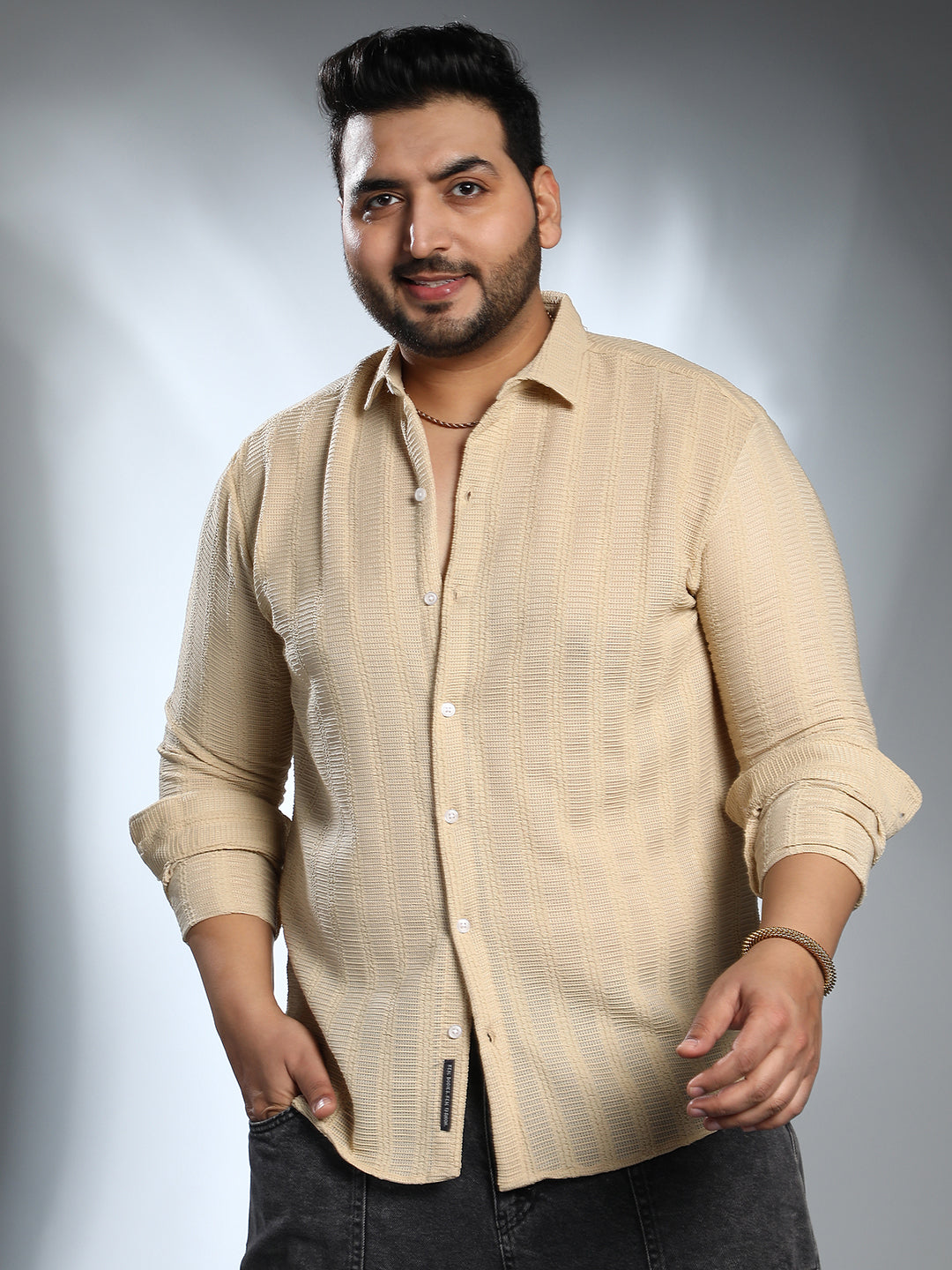 Intertwine-Stripe Shirt