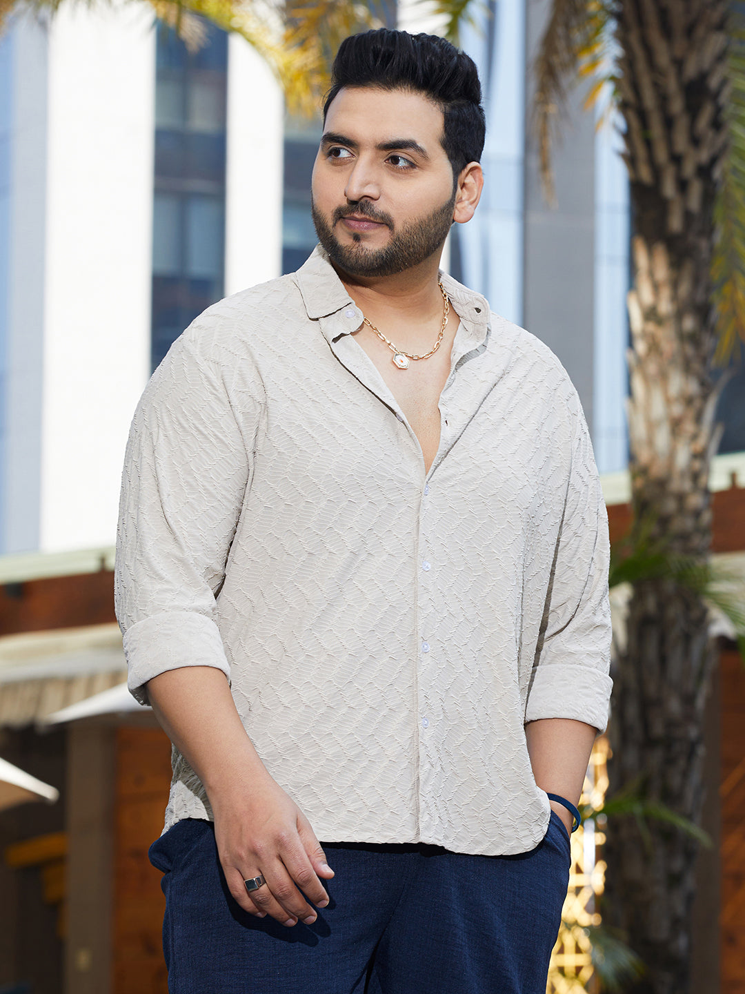 Herringbone-Tactile Shirt