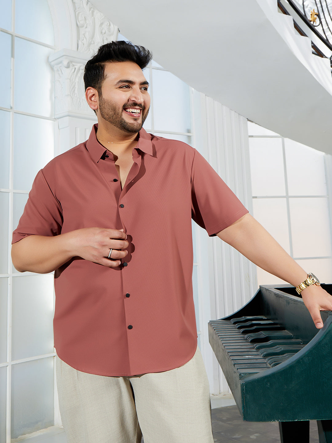 Seamless Ribbed Shirt