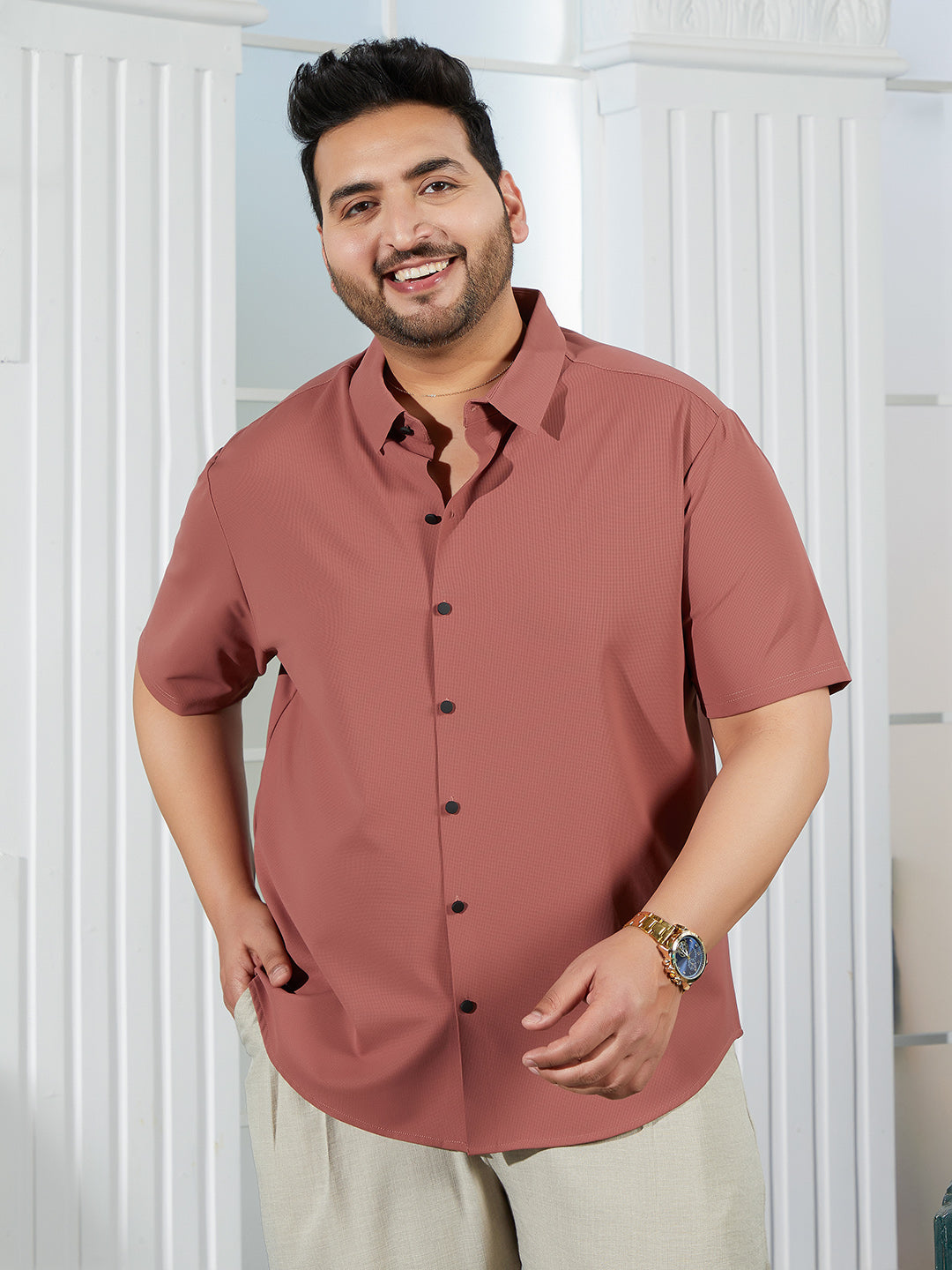 Seamless Ribbed Shirt