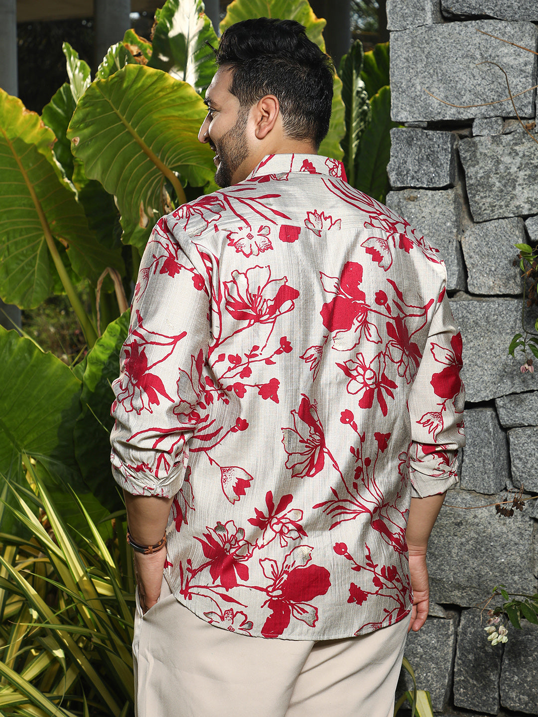 Freesia-Imprint Shirt