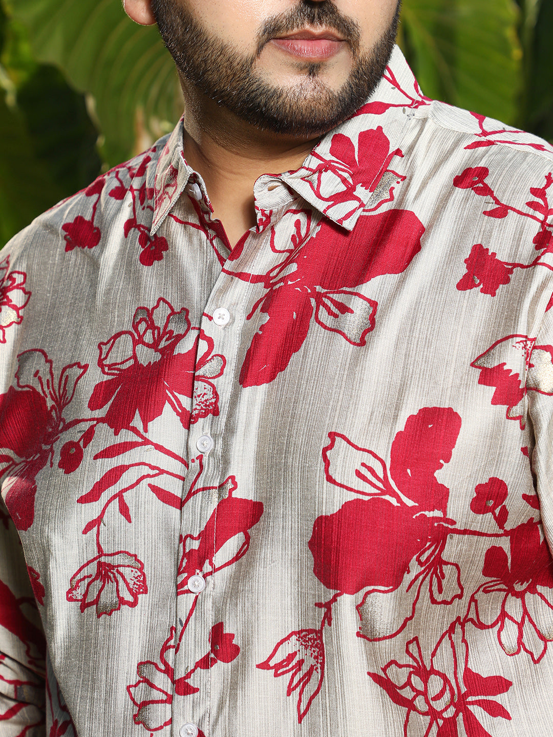 Freesia-Imprint Shirt