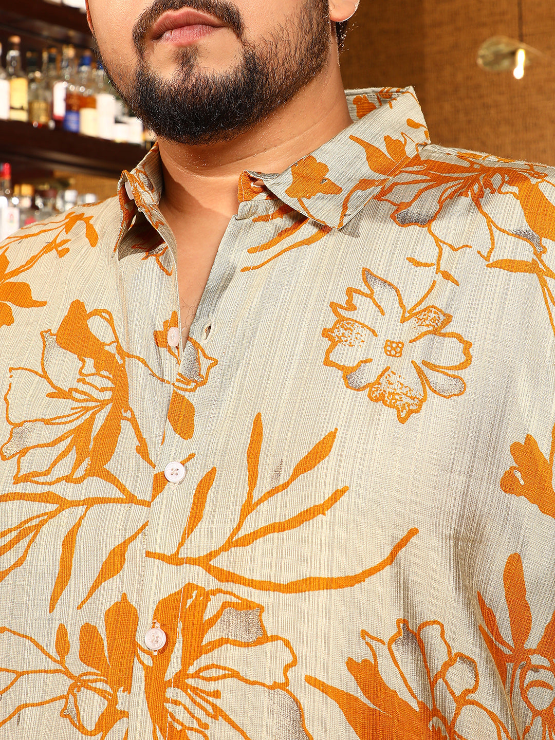 Freesia-Imprint Shirt