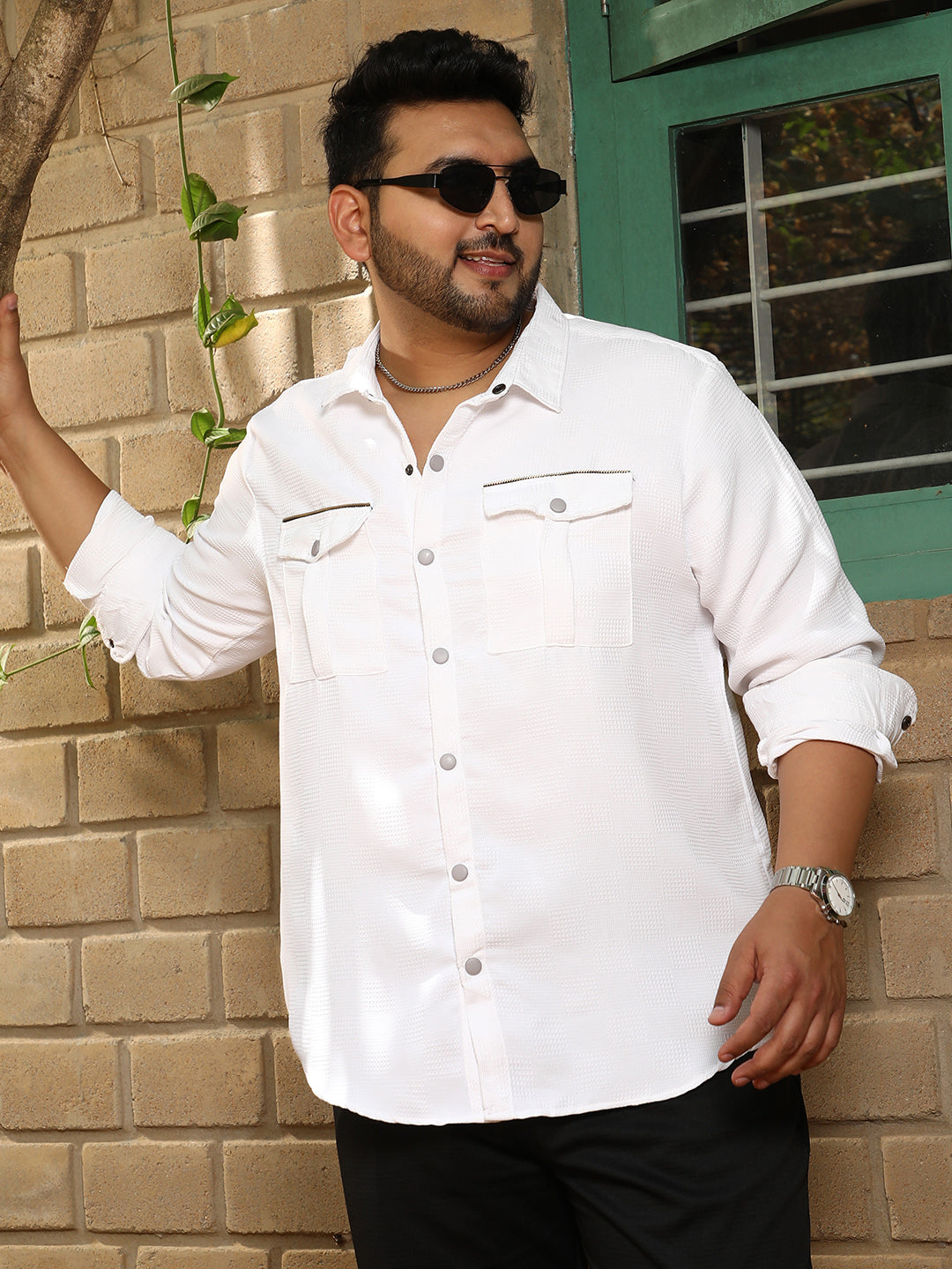 Safari-Utility Relaxed Shirt