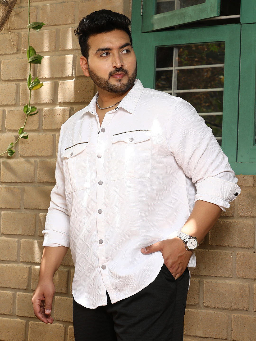 Safari-Utility Relaxed Shirt