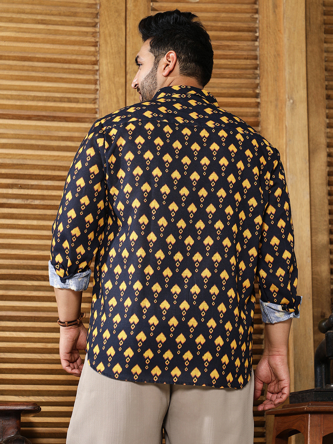 Indie Block-Print Shirt