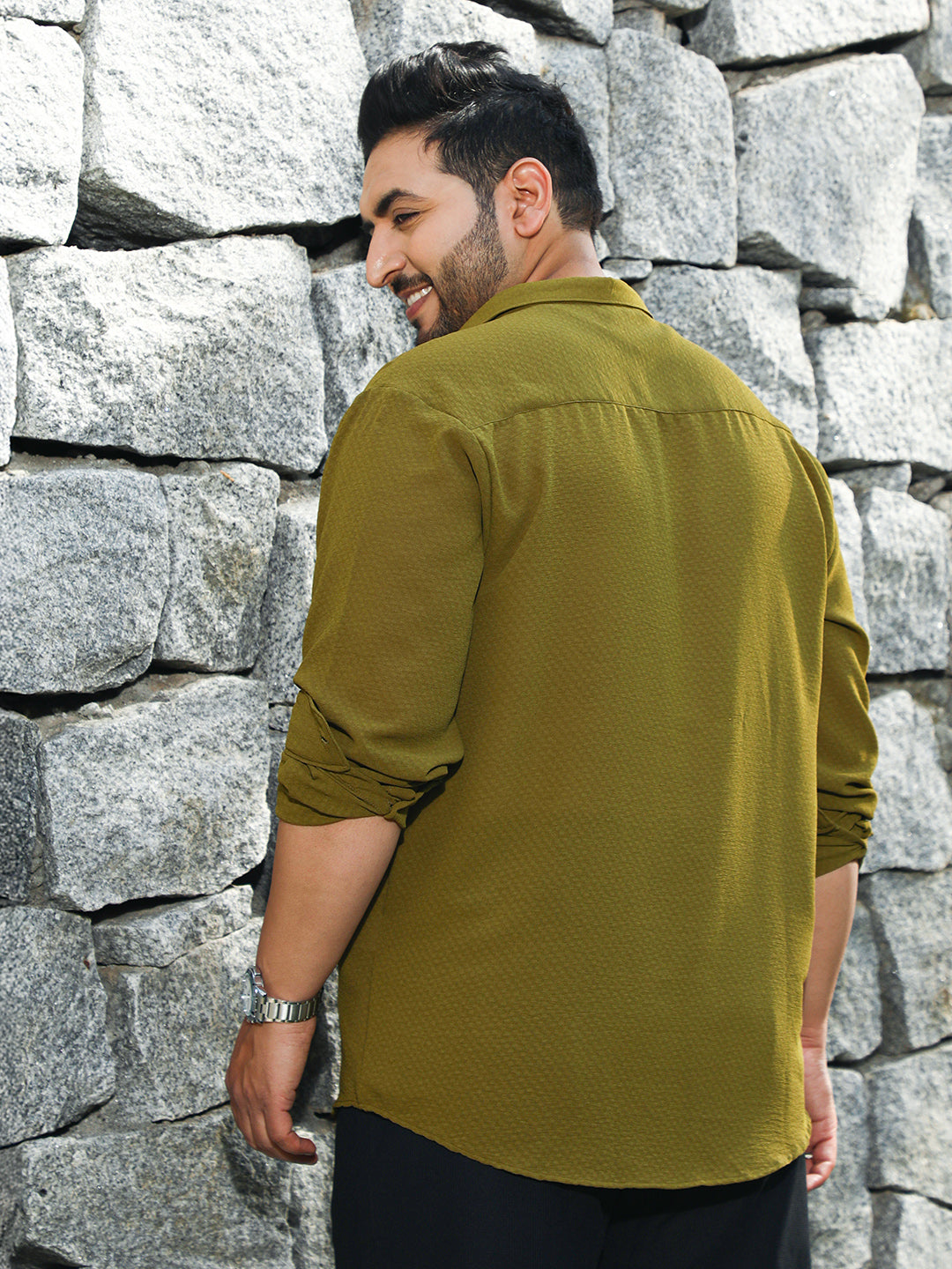 Distorté-Woven Regular Shirt