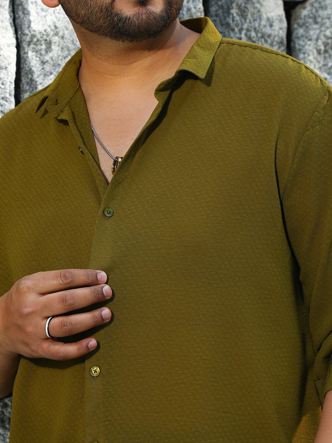 Distorté-Woven Regular Shirt