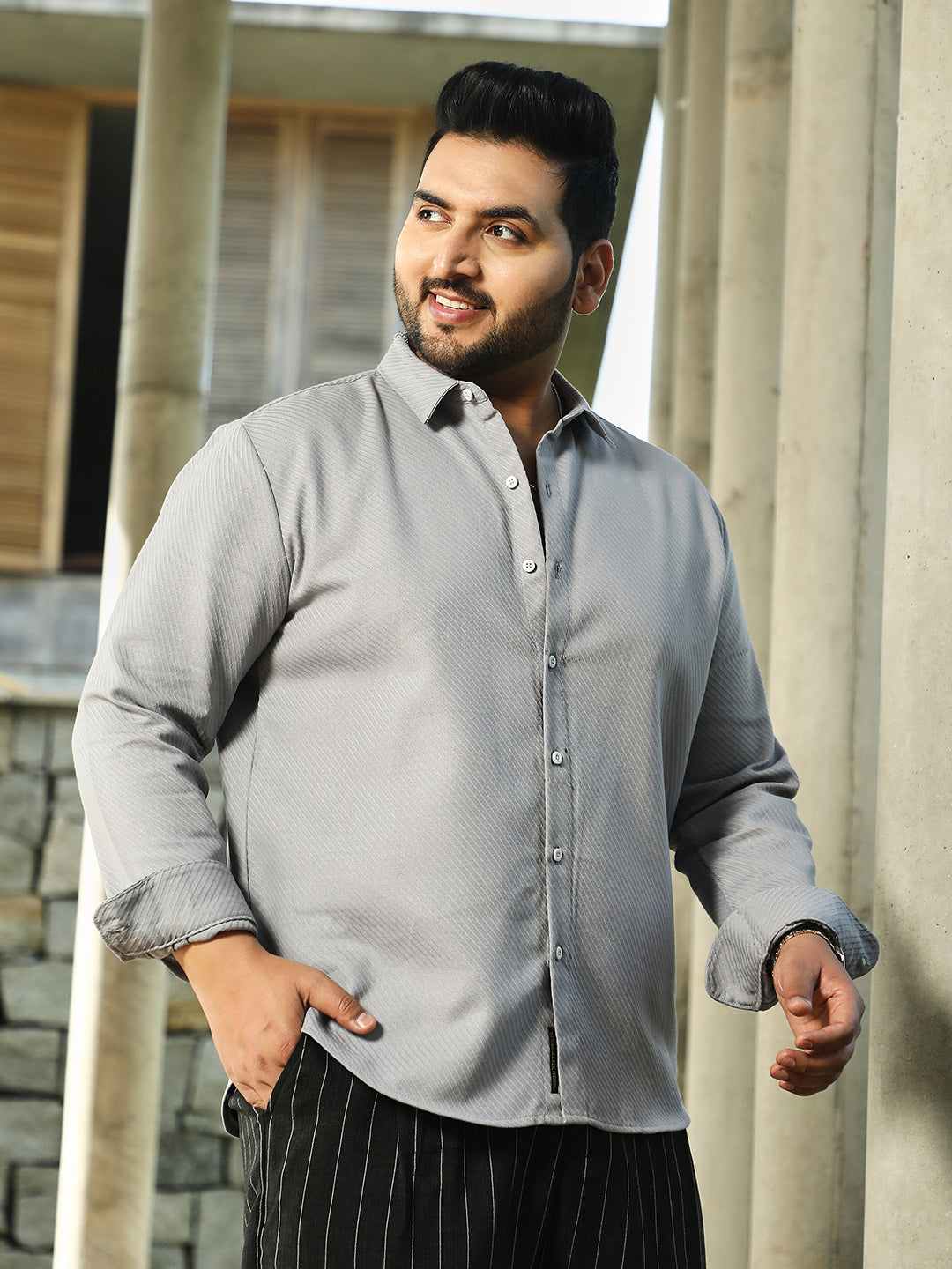 Slanted-Trough Shirt