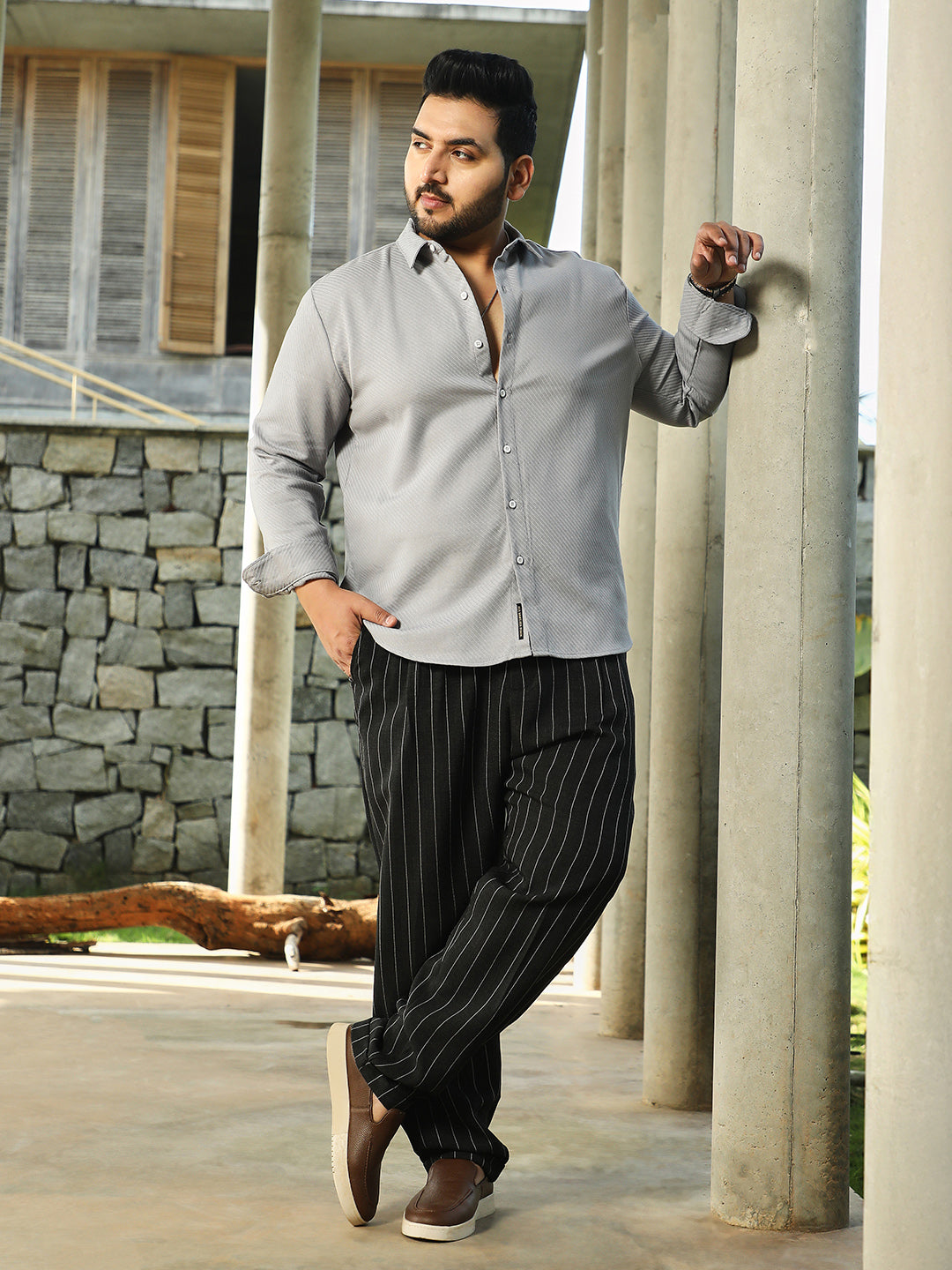 Slanted-Trough Shirt