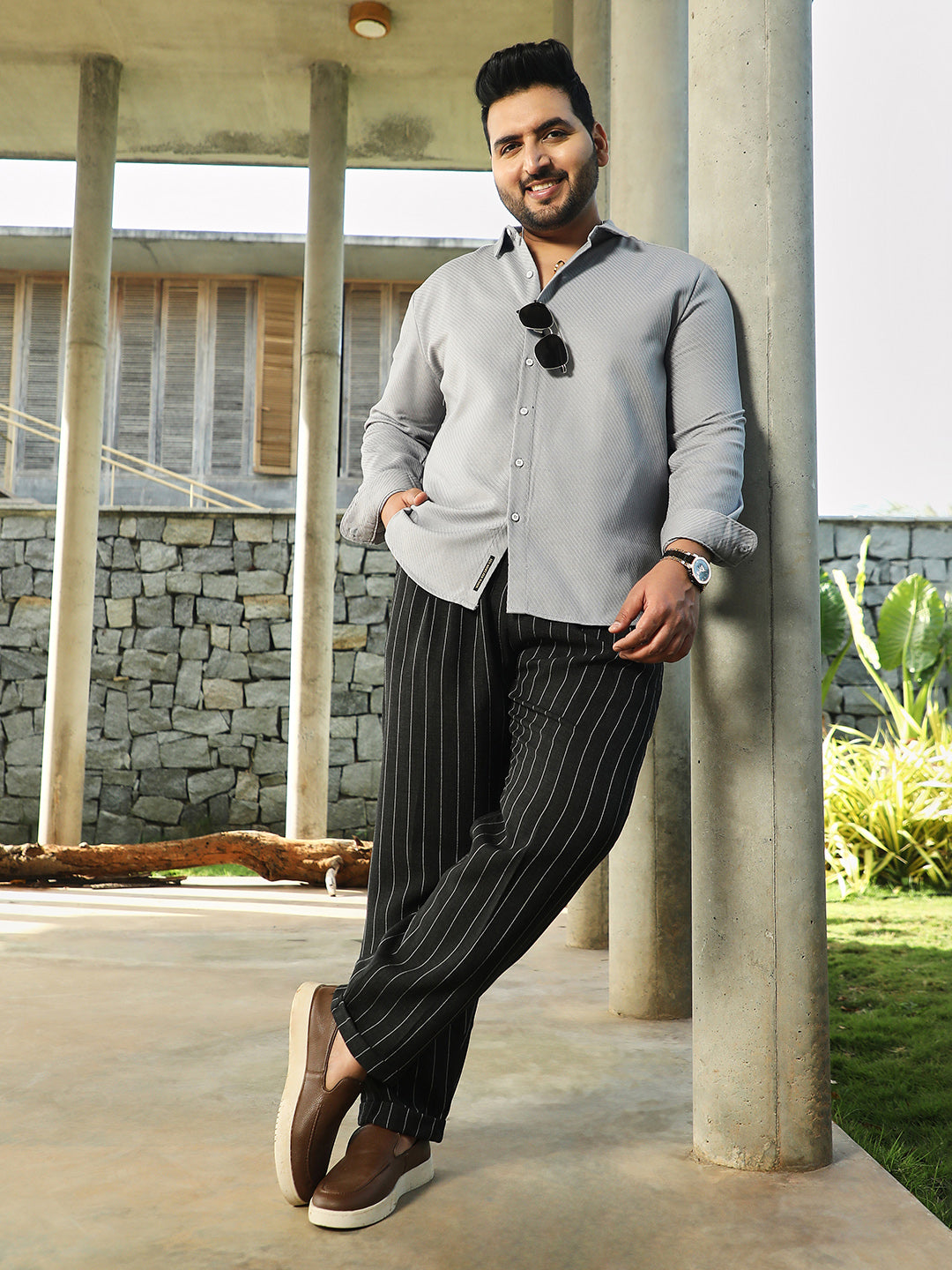 Slanted-Trough Shirt