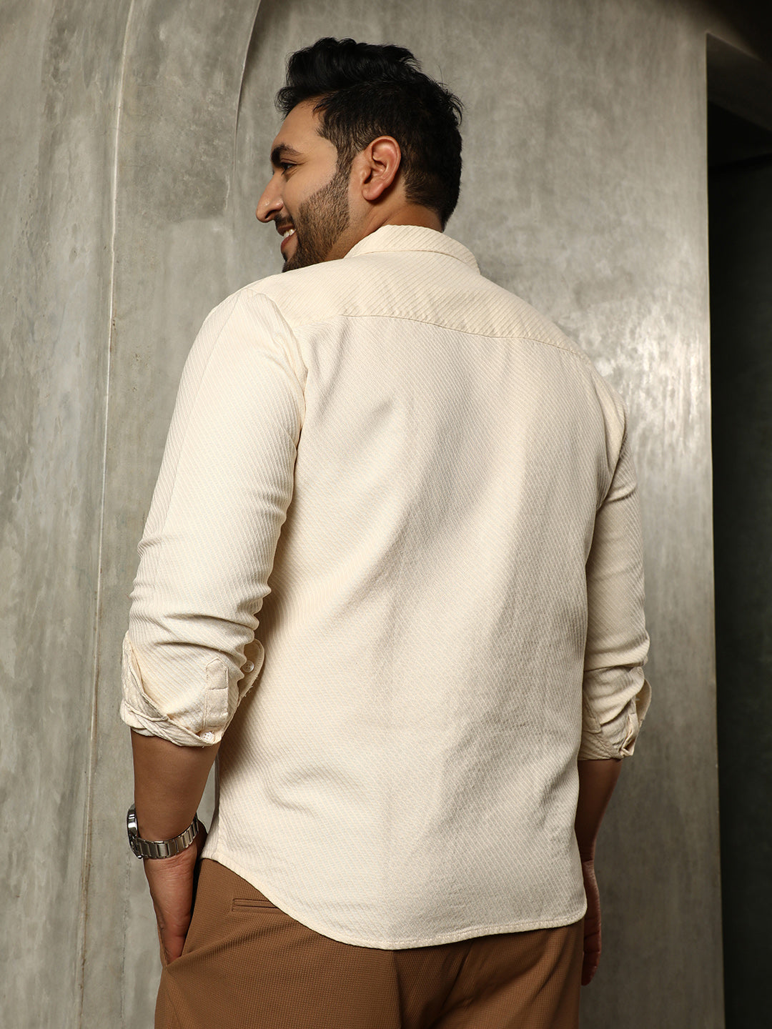 Slanted-Trough Shirt