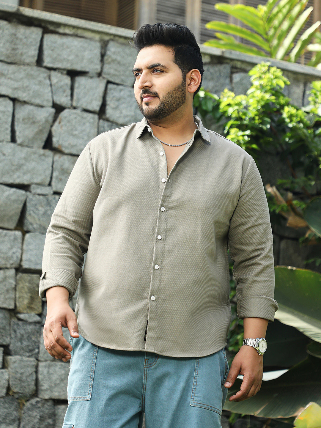 Slanted-Trough Shirt