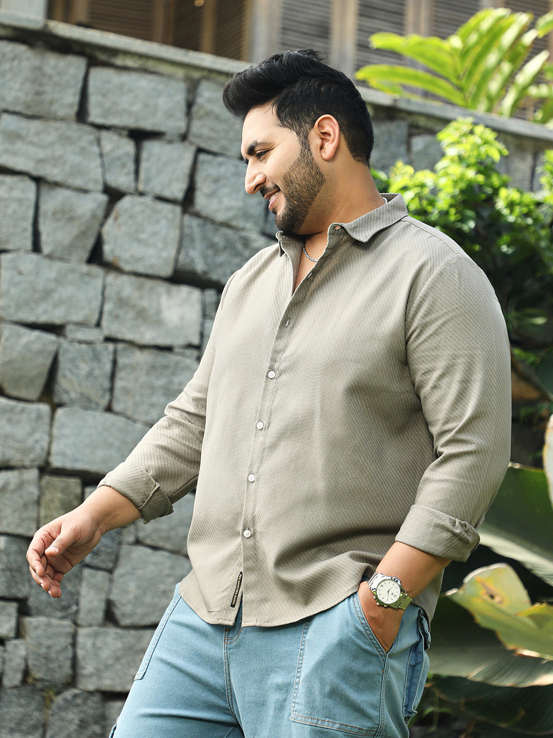 Slanted-Trough Shirt