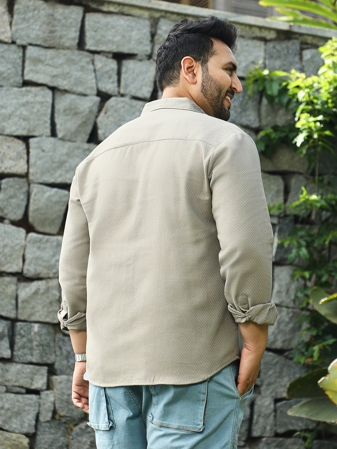 Slanted-Trough Shirt